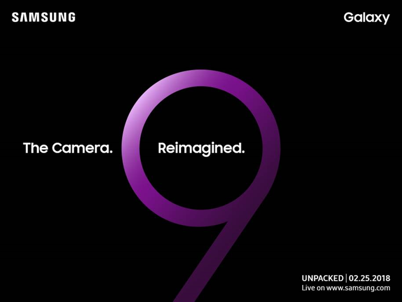 Samsung’s invite for its Unpacked event at MWC is already teasing the S9's camera as a big feature.